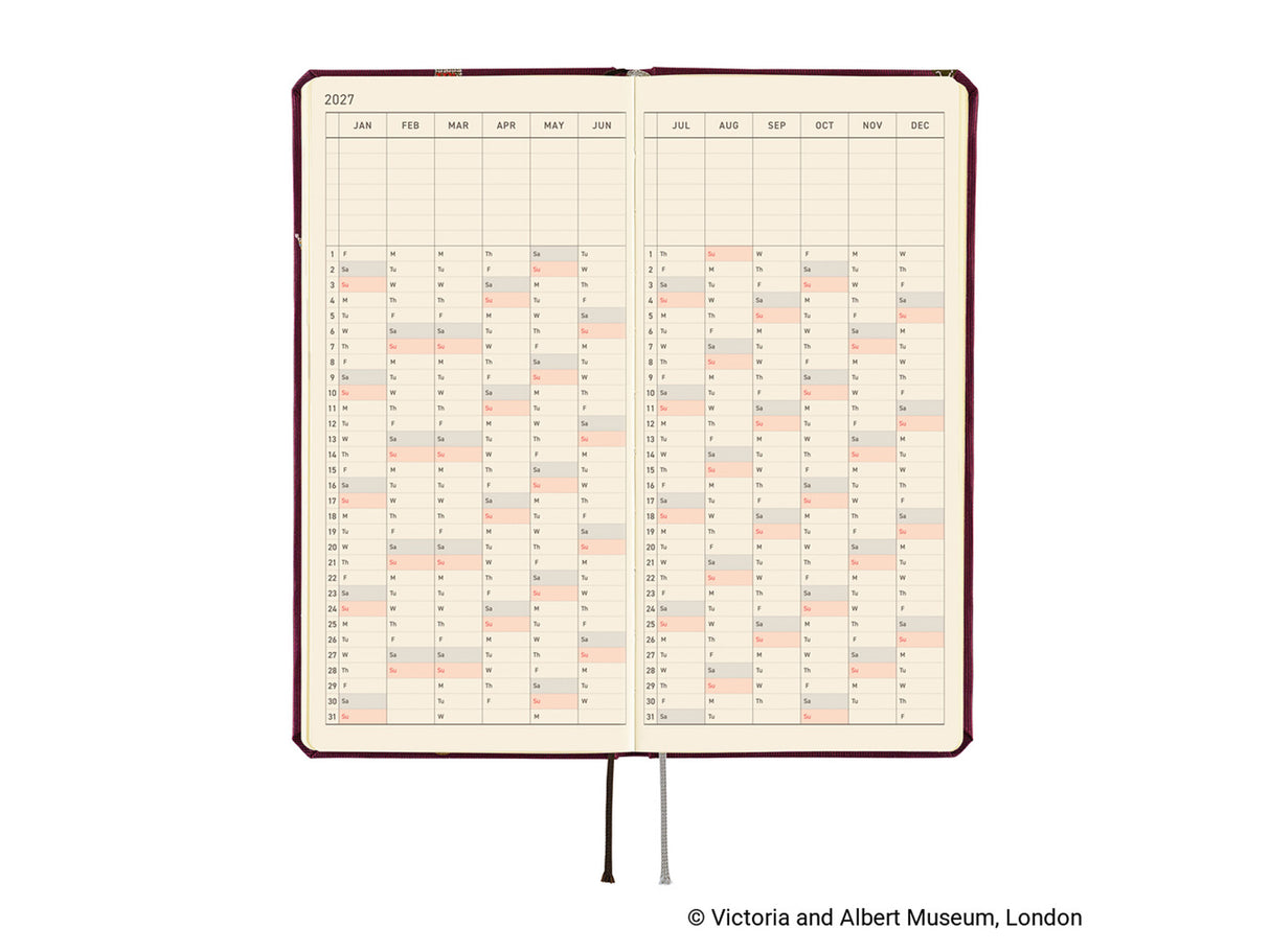Hobonichi Techo Weeks 2027 - V&A Series: Welcome to the V&A