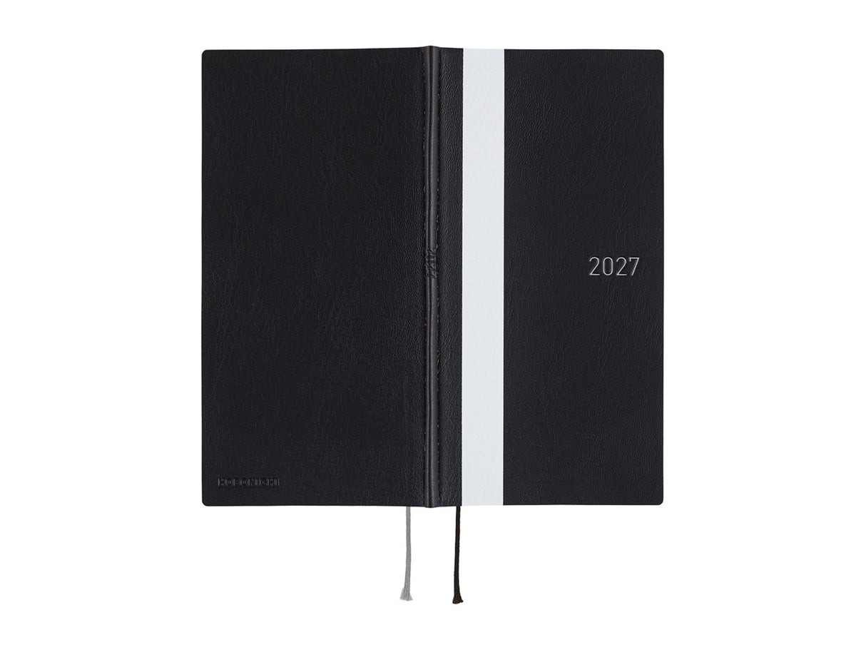 Hobonichi Techo Weeks 2027 - White Line: Black
