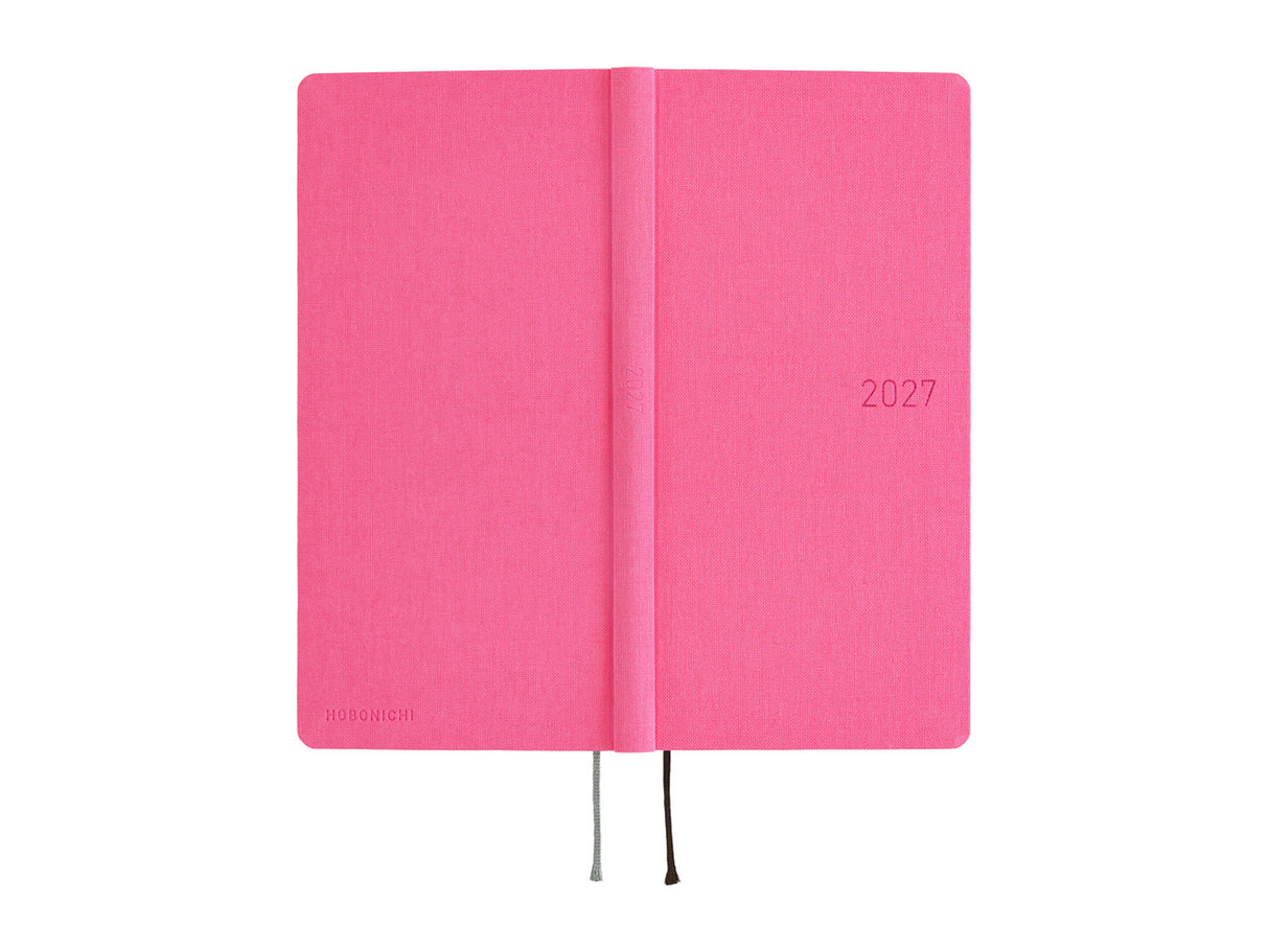 Hobonichi Techo Weeks Mega 2027 - Colors: Pink Sapphire