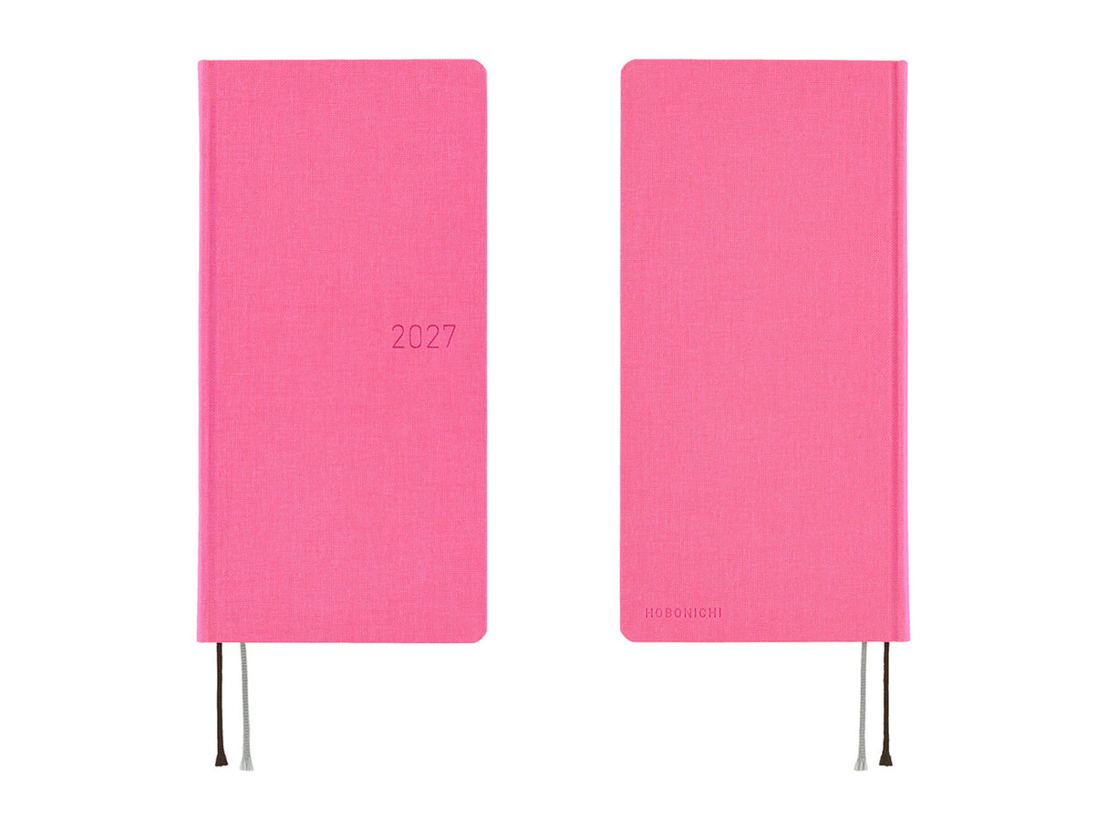 Hobonichi Techo Weeks Mega 2027 - Colors: Pink Sapphire