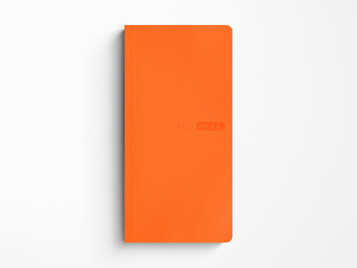 Hobonichi Techo Weeks Mega 2027 - Sneaker: Mandarin Orange