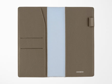 Hobonichi Weeks Cover - Taut Leather Gray & Light Blue