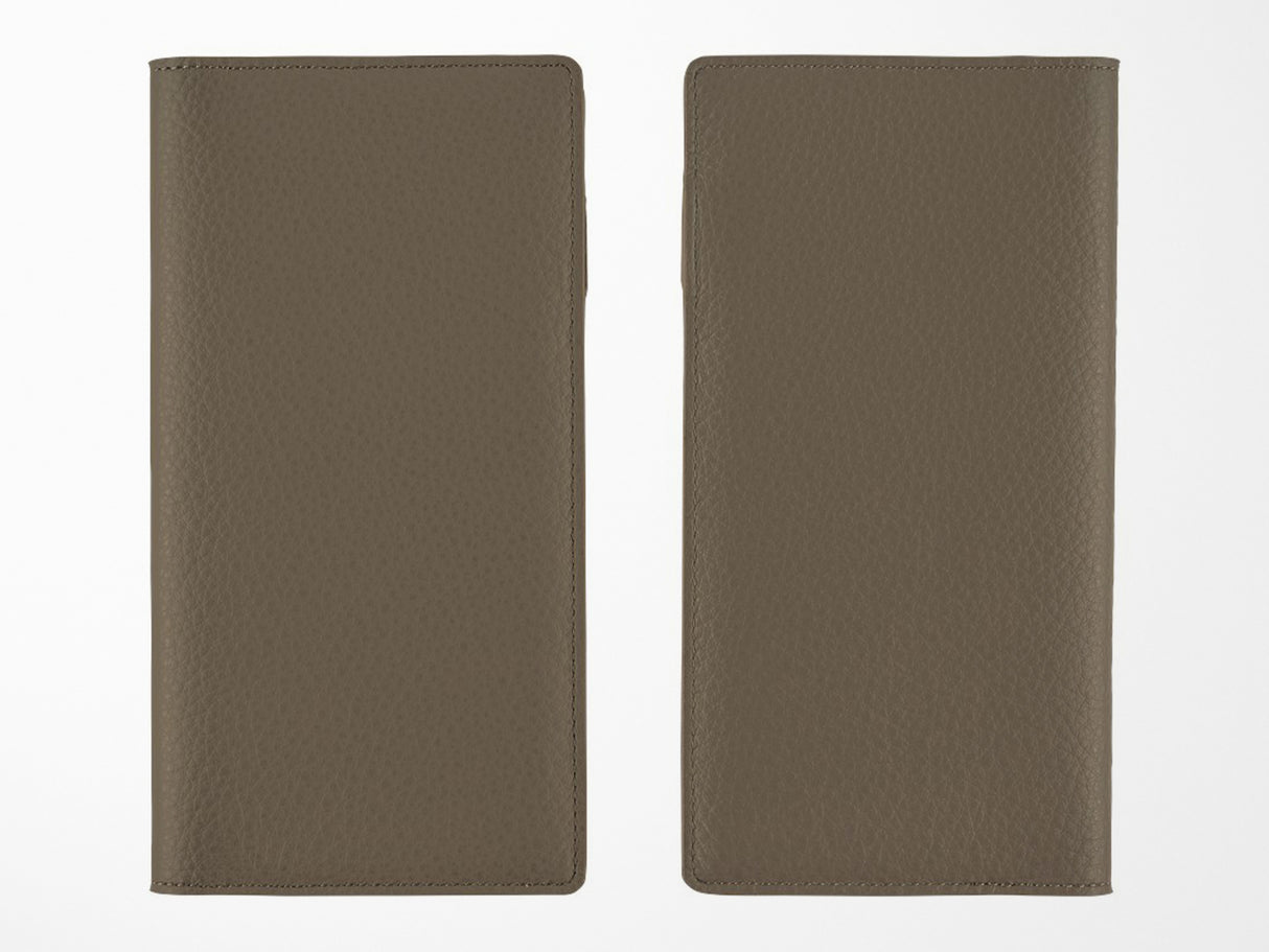 Hobonichi Weeks Cover - Taut Leather Gray & Light Blue