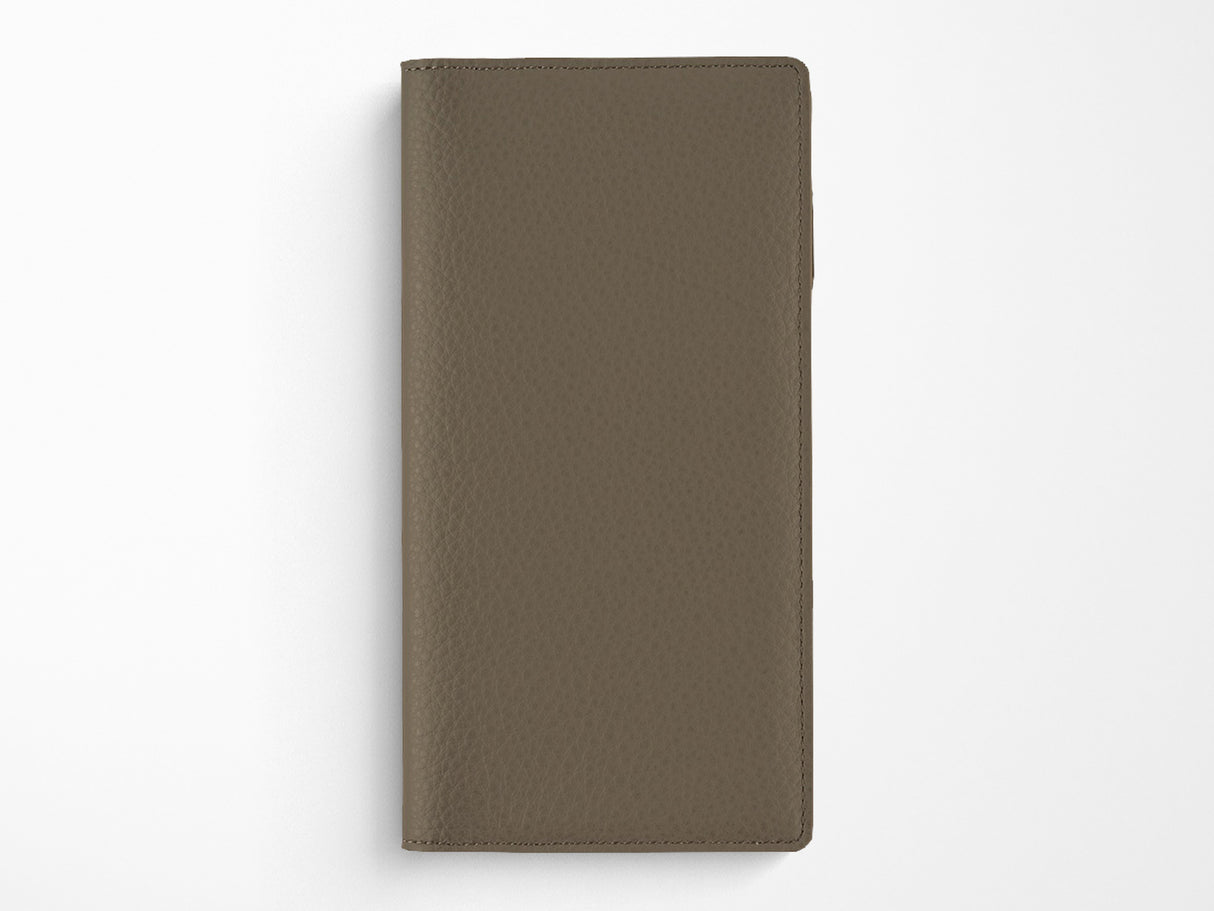 Hobonichi Weeks Cover - Taut Leather Gray & Light Blue