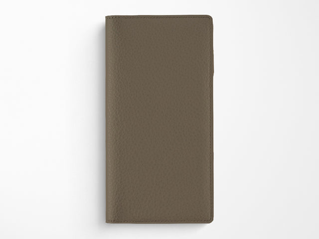 Hobonichi Weeks Cover - Taut Leather Gray & Light Blue