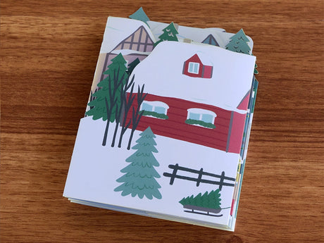 Holiday Stroll Loooooong Pop-Up Card