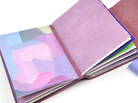 Hollyhock One of a Kind Leather Journal