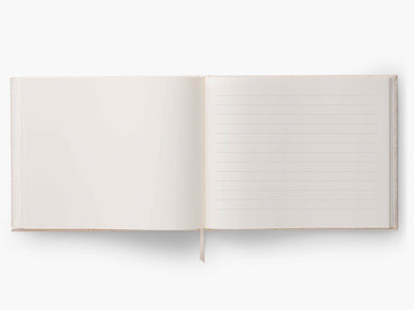 Home Sweet Home Embroidered Fabric Guest Book