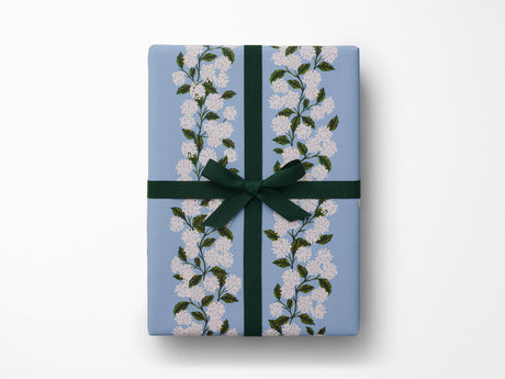 Hydrangea Continuous Gift Wrap Roll