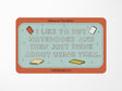 I Like To Buy Notebooks Vinyl Sticker
