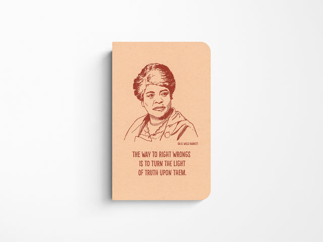 Ida B. Wells Letterpress Notebook