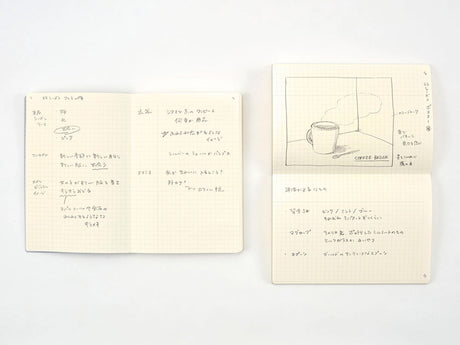 Isshoni A5 Grid Notebook