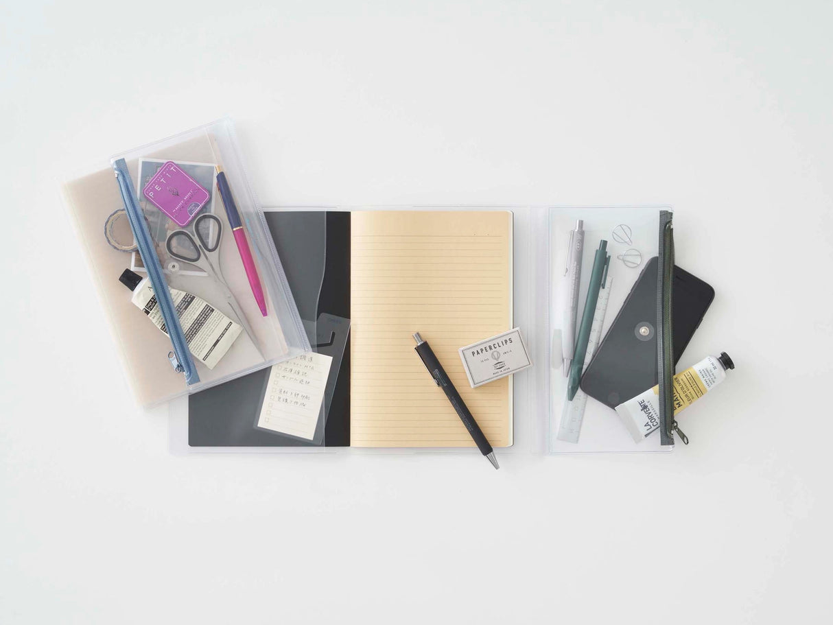 Isshoni PVC Pen Case & Notebook Cover