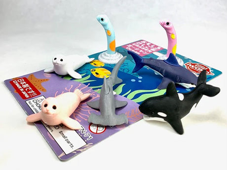 Iwako Novelty Erasers - Ocean Creatures