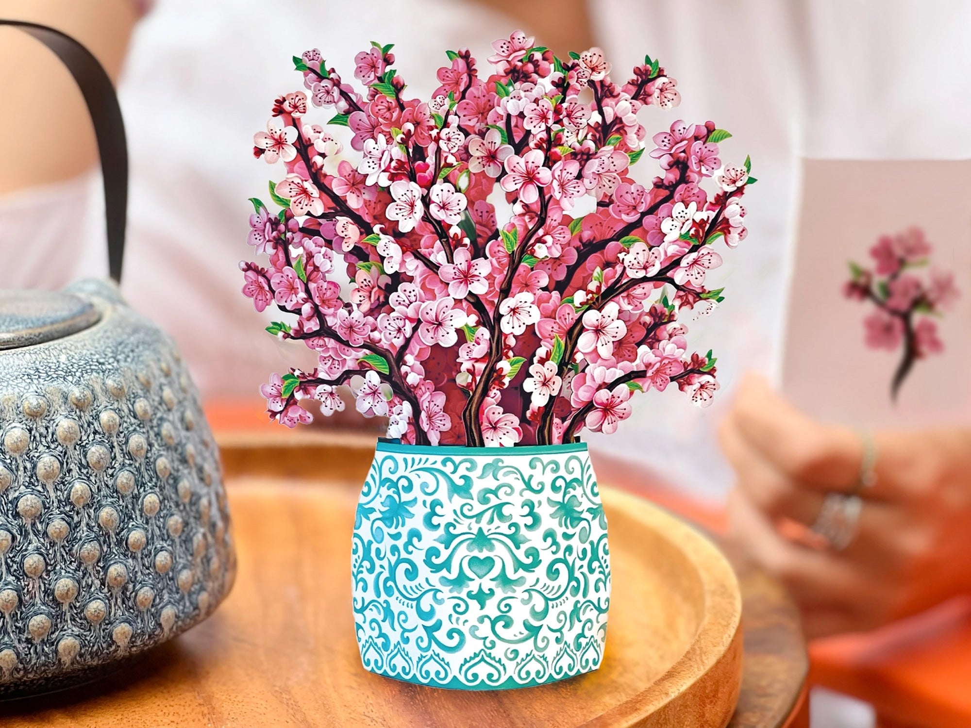 Japanese Cherry Blossom Pop Up Greeting Bouquet - Mini – Jenni