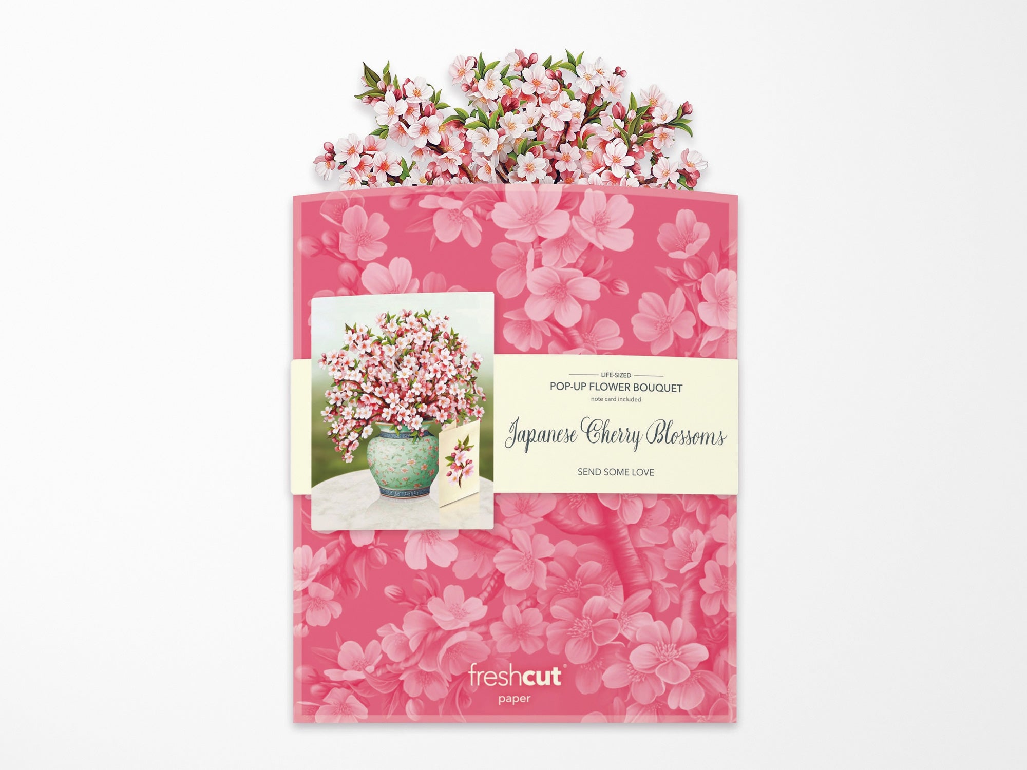Japanese Cherry Blossoms Pop Up Greeting Bouquet – Jenni Bick