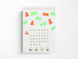 Japanese New Retro 2026 Risograph Wall Calendar