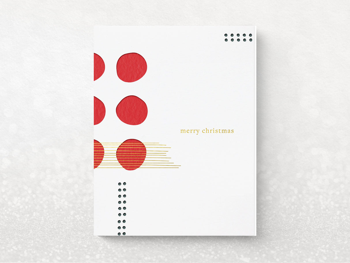 Jazz Merry Christmas Greeting Cards, Box of 6