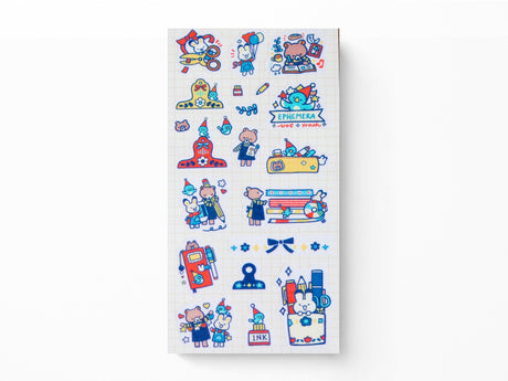 Journal and Craft Party Sticker Sheet