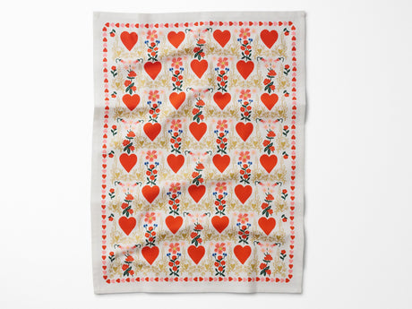Juliet Valentine's Day Tea Towel