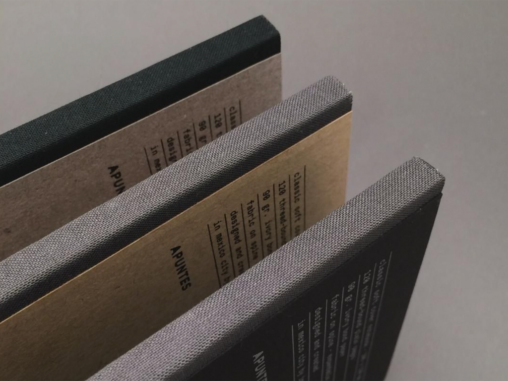Jute Negro | Gris Softcover Notebook
