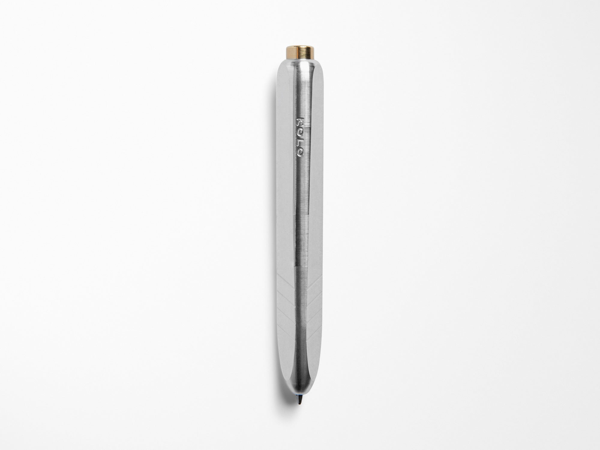 KOLO Tino Ballpoint Pen - Raw Aluminum – Jenni Bick Custom Journals