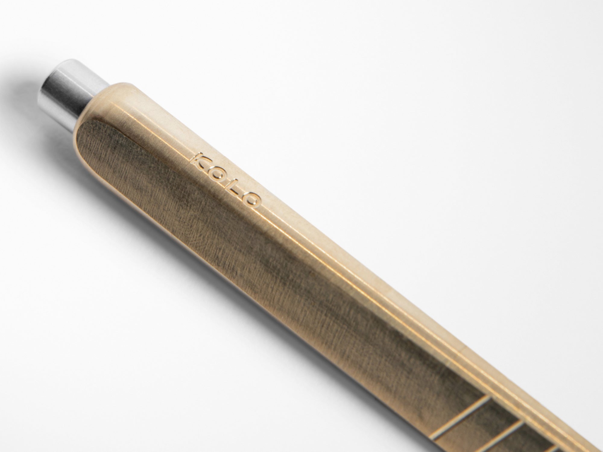 KOLO Tino Ballpoint Pen - Raw Brass – Jenni Bick Custom Journals