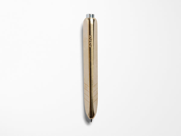 KOLO Tino Ballpoint Pen - Raw Brass – Jenni Bick Custom Journals