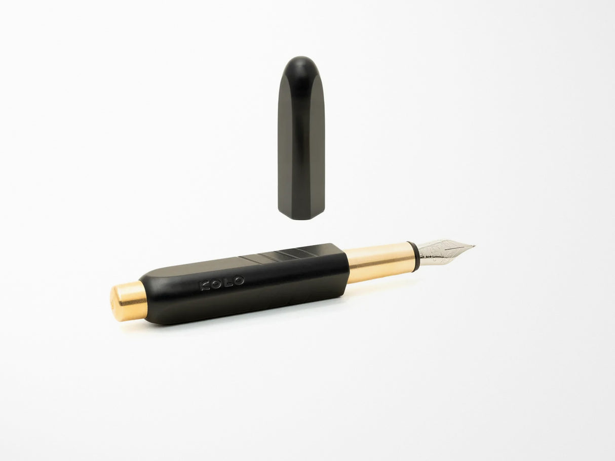 KOLO Tino Fountain Pen - Anodized Aluminum - Noir
