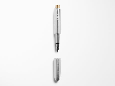 KOLO Tino Fountain Pen - Raw Aluminum