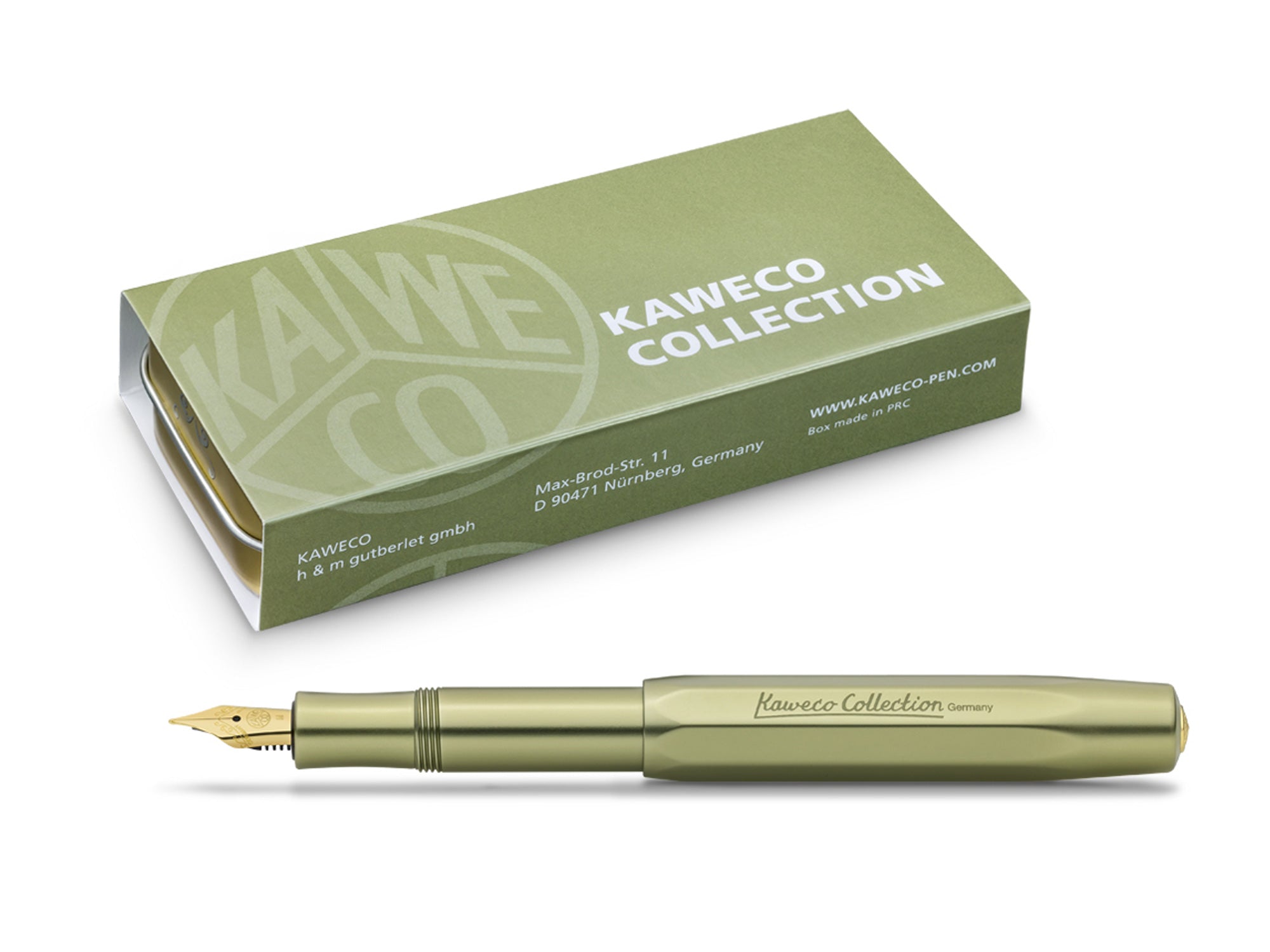 Kaweco AL SPORT Fountain Pen Olivine – Jenni Bick Custom Journals