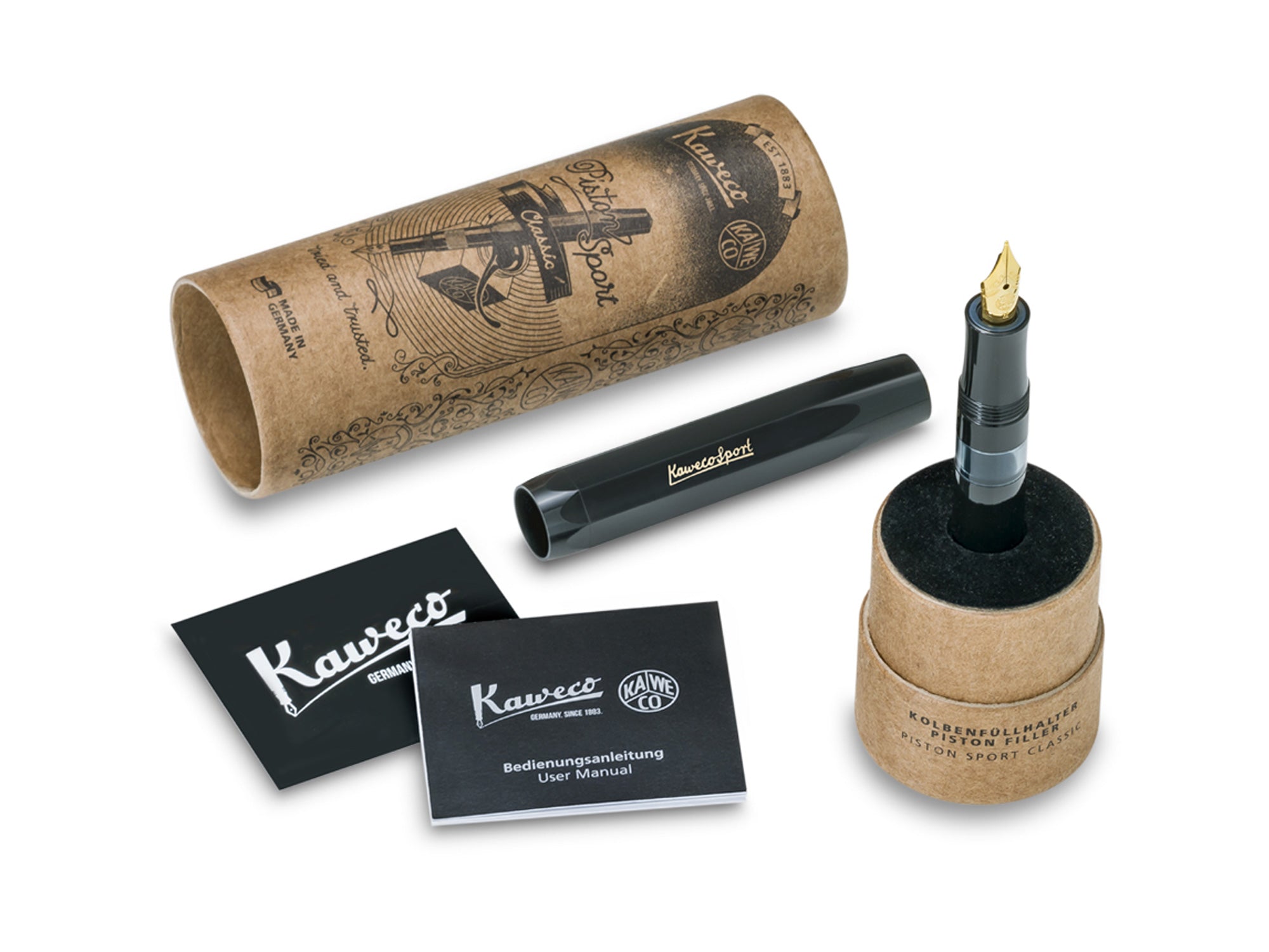 Kaweco PISTON SPORT CLASSIC Black/Gold – Jenni Bick Custom Journals