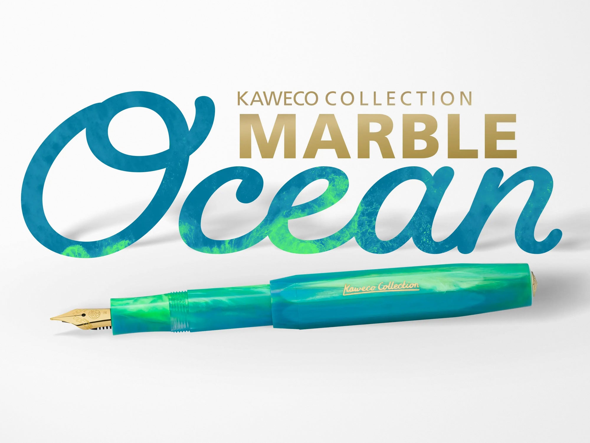 Kaweco SPORT COLLECTION Marble Ocean – Jenni Bick Custom Journals
