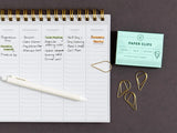 Keep It Together Gold Paper Clips - Teardrop
