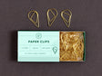 Keep It Together Gold Paper Clips - Teardrop