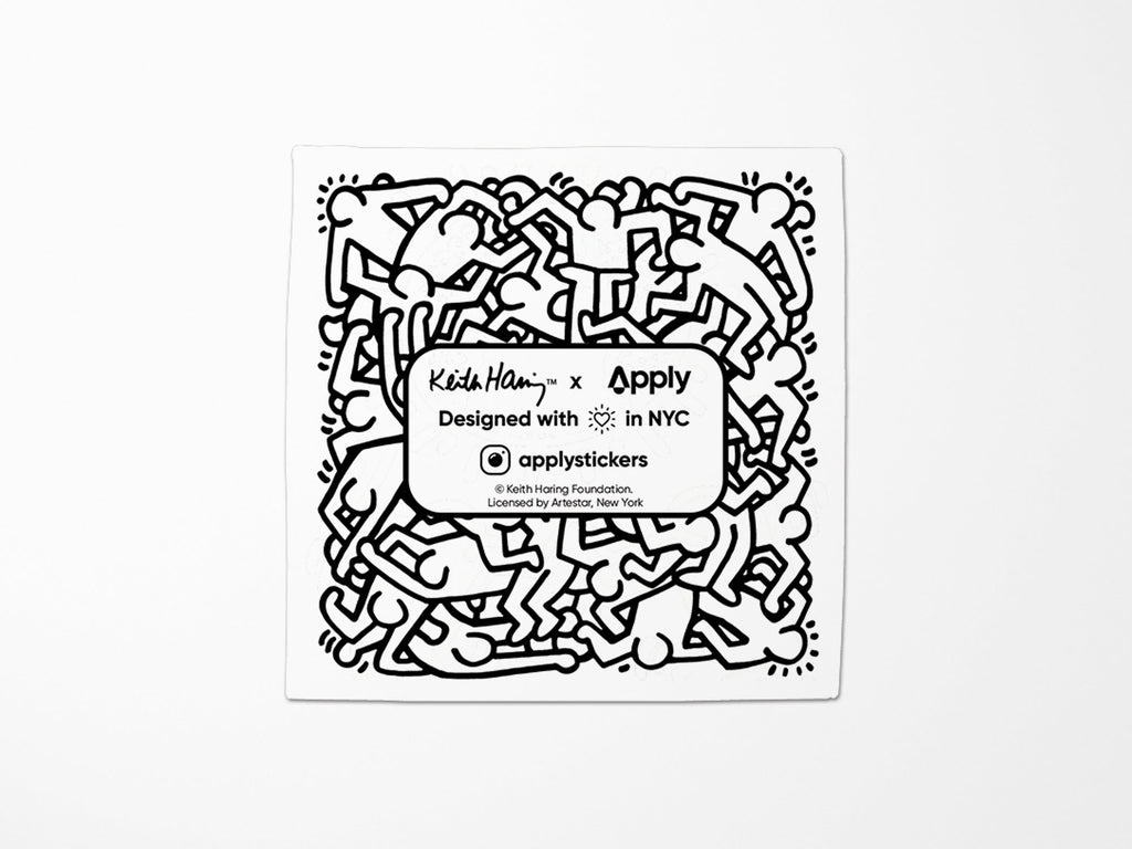 Keith Haring Earth Vinyl Sticker
