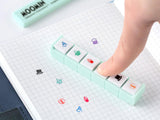 Kodomo no Kao x Hobonichi: Pochitto6 Push-Button Stamp - Moomin
