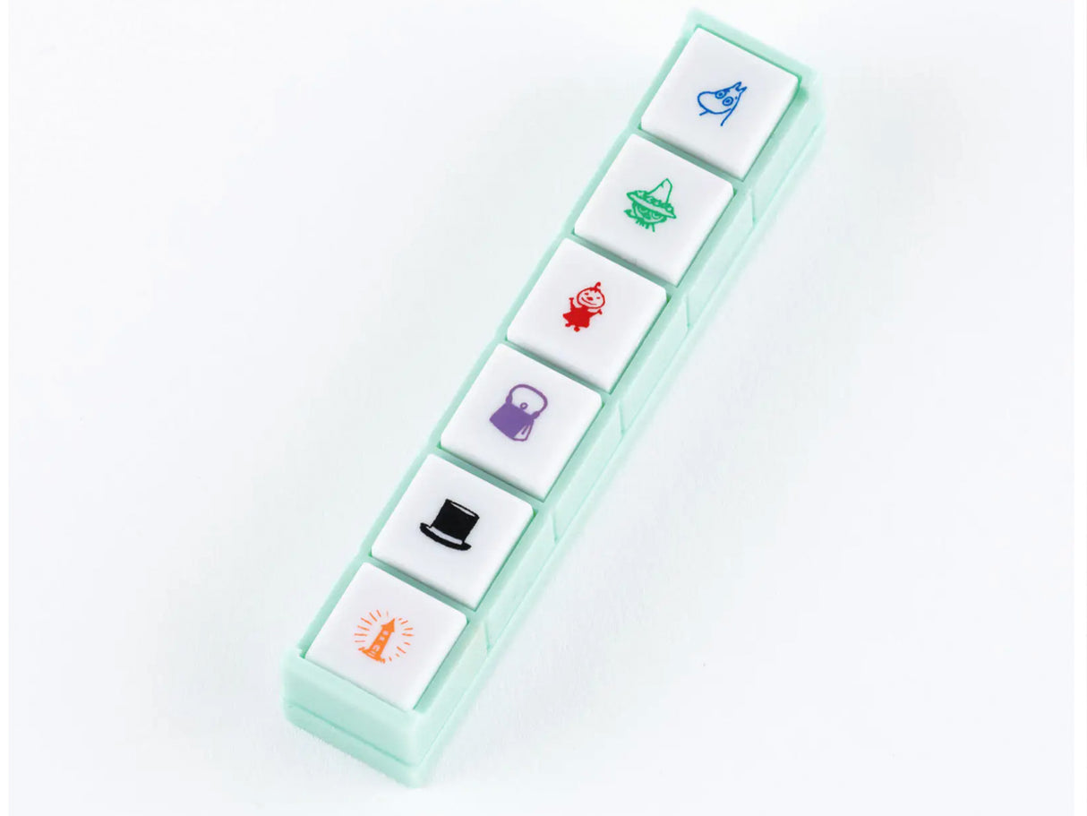 Kodomo no Kao x Hobonichi: Pochitto6 Push-Button Stamp - Moomin