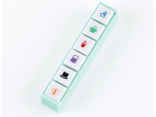 Kodomo no Kao x Hobonichi: Pochitto6 Push-Button Stamp - Moomin
