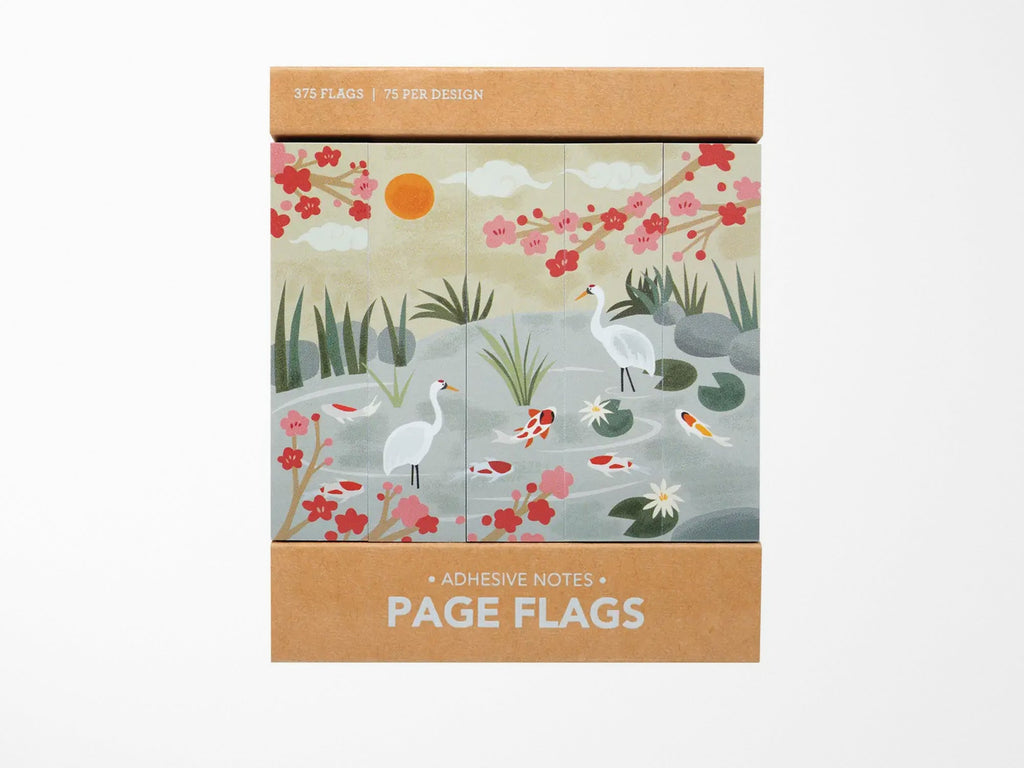 Koi Pond Page Flags