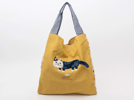 Kusuguru Japan Cat Tail Large Tote Bag