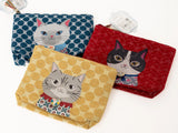 Kusuguru Japan Honey Bean Jacquard Pouch