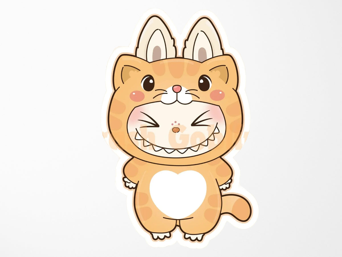 Orange Labubu Sticker Labubu Vinyl Sticker - Assorted Colors – Jenni Bick Custom Journals