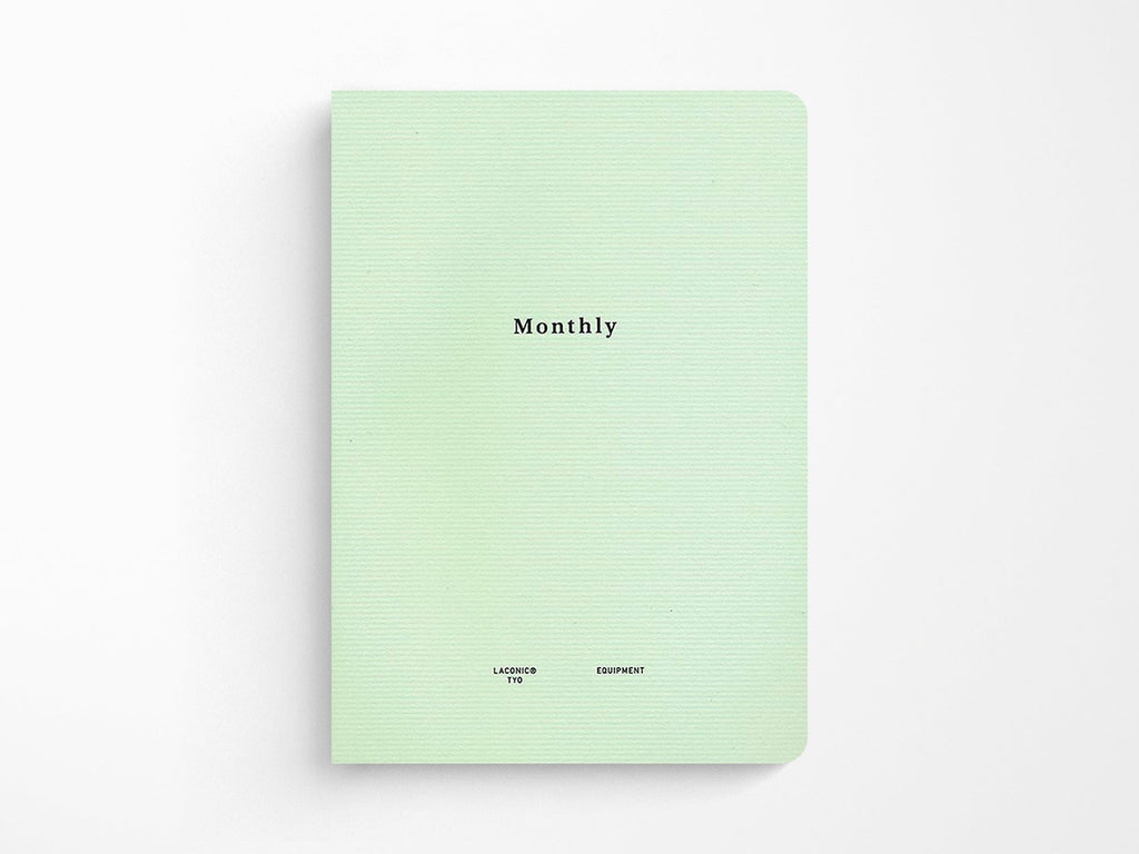Laconic Style Notebook - Monthly