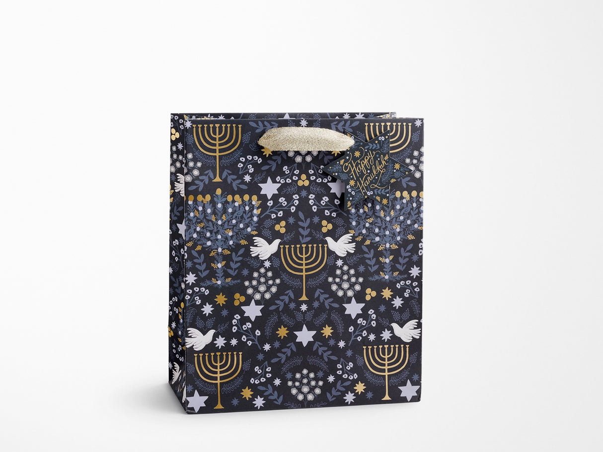 Laurel Menorah Gift Bag