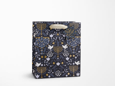 Laurel Menorah Gift Bag