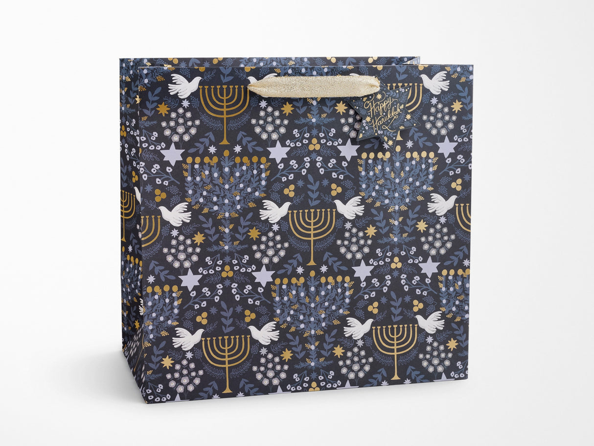 Laurel Menorah Gift Bag