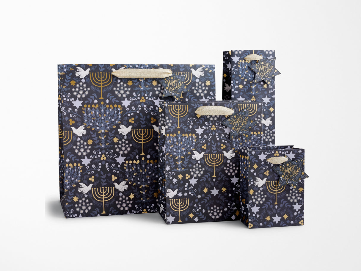 Laurel Menorah Gift Bag