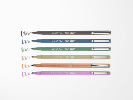 Le Pen Retro Colors Flex - Set of 6 Pens