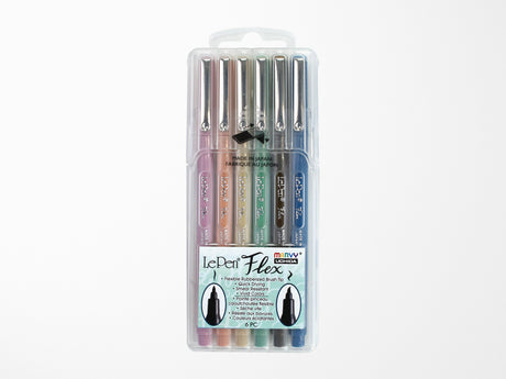 Le Pen Retro Colors Flex - Set of 6 Pens